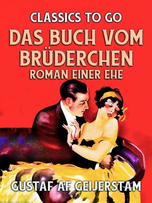 cover image of Das Buch vom Brüderchen, Roman einer Ehe